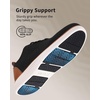 image:imageVILOCY Mens Casual Dress Sneakers Tennis Walking Shoes  LaceUp Breathable Lightweight Comfortable Office Knit Mesh Oxfords WorkampWeekend ShoesBlack