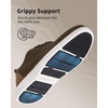 image:imageVILOCY Mens Casual Dress Sneakers Tennis Walking Shoes  LaceUp Breathable Lightweight Comfortable Office Knit Mesh Oxfords WorkampWeekend ShoesBrown