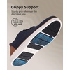 image:imageVILOCY Mens Casual Dress Sneakers Tennis Walking Shoes  LaceUp Breathable Lightweight Comfortable Office Knit Mesh Oxfords WorkampWeekend ShoesDark Blue