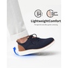 image:imageVILOCY Mens Casual Dress Sneakers Tennis Walking Shoes  LaceUp Breathable Lightweight Comfortable Office Knit Mesh Oxfords WorkampWeekend ShoesDark Blue