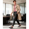 image:imageVILOCY Mens Casual Dress Sneakers Tennis Walking Shoes  LaceUp Breathable Lightweight Comfortable Office Knit Mesh Oxfords WorkampWeekend ShoesGrey