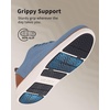 image:imageVILOCY Mens Casual Dress Sneakers Tennis Walking Shoes  LaceUp Breathable Lightweight Comfortable Office Knit Mesh Oxfords WorkampWeekend ShoesLight Blue