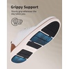 image:imageVILOCY Mens Casual Dress Sneakers Tennis Walking Shoes  LaceUp Breathable Lightweight Comfortable Office Knit Mesh Oxfords WorkampWeekend ShoesWhite