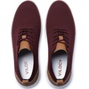 image:imageVILOCY Mens Casual Dress Sneakers Tennis Walking Shoes  LaceUp Breathable Lightweight Comfortable Office Knit Mesh Oxfords WorkampWeekend ShoesWine Red