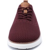 image:imageVILOCY Mens Casual Dress Sneakers Tennis Walking Shoes  LaceUp Breathable Lightweight Comfortable Office Knit Mesh Oxfords WorkampWeekend ShoesWine Red