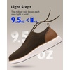 image:imageVILOCY Mens Casual Dress Sneakers Tennis Walking ShoesBrown