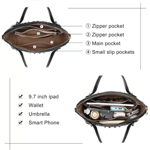 COOLCY Genuine Leather Purses for Women Crocodile Crossbody Small Satchel Bag Designer Shoulder Handbags for Ladies