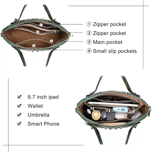 COOLCY Genuine Leather Purses for Women Crocodile Crossbody Small Satchel Bag Designer Shoulder Handbags for Ladies