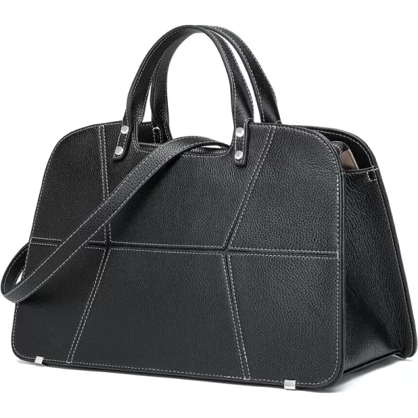 COOLCY Genuine Leather Satchel Purse for Women Handbags Crossbody Shoulder bags Designer Top Handle Tote Bag