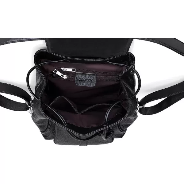 COOLCY New vintage Women Real Genuine Leather Backpack Purse SchoolBag