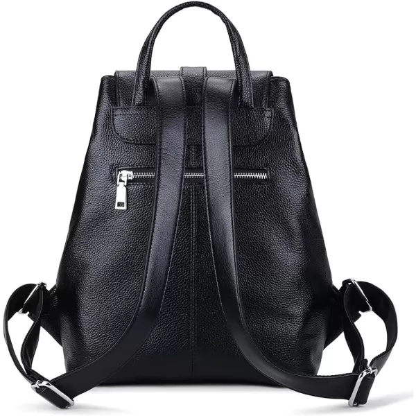 COOLCY New vintage Women Real Genuine Leather Backpack Purse SchoolBag