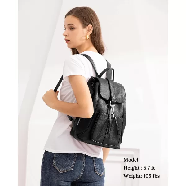 COOLCY New vintage Women Real Genuine Leather Backpack Purse SchoolBag