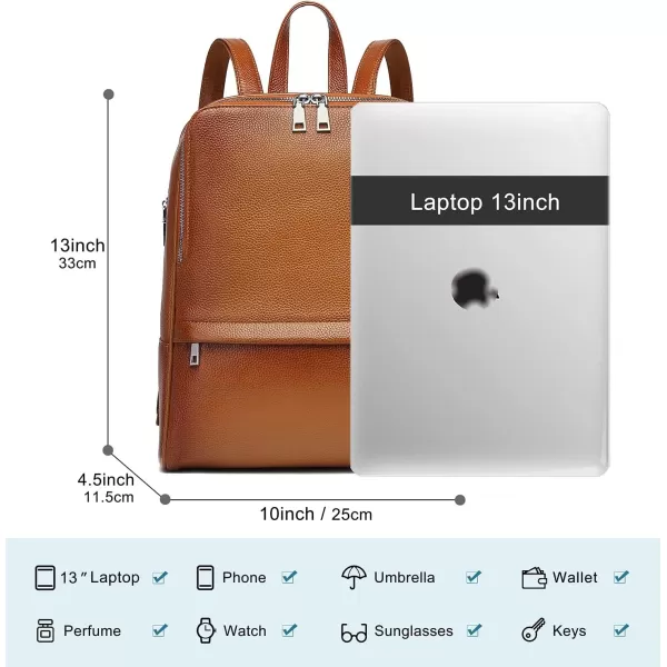 COOLCY Women Real Genuine Leather Backpack purse Fashion Bag 