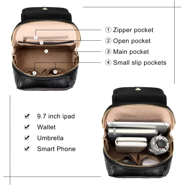 COOLCY Women Small Genuine Leather Backpack Purse Crocodile Designer Bag 