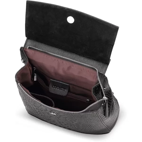 Coolcy Women Real Leather Backpack Shoulder Bag