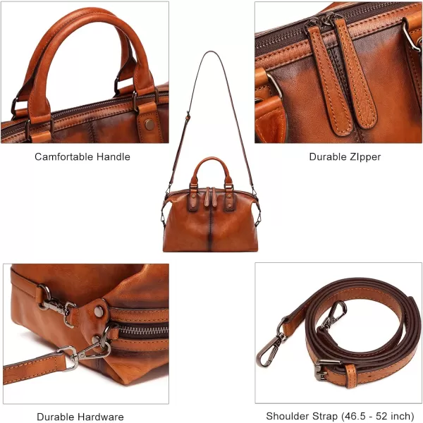 Women Genuine Leather Handbags vintage purses Top Handle Satchel and tote Crossbody Shoulder bags
