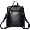 imageCOOLCY Women Real Leather Backpack Shoulder BagBlack