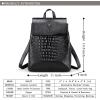 imageCOOLCY Women Real Leather Backpack Shoulder BagBlack2