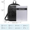 imageSmall Leather Backpack Purse for women Crocodile Designer Fashion Bag Black
