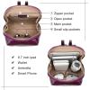 imageSmall Leather Backpack Purse for women Crocodile Designer Fashion Bag Purple