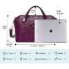 imageCOOLCY Genuine Leather Purses for Women Crocodile Crossbody Small Satchel Bag Designer Shoulder Handbags for LadiesPurple
