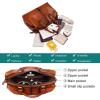 imageWomen Genuine Leather Handbags vintage purses Top Handle Satchel and tote Crossbody Shoulder bagsVintage Brown