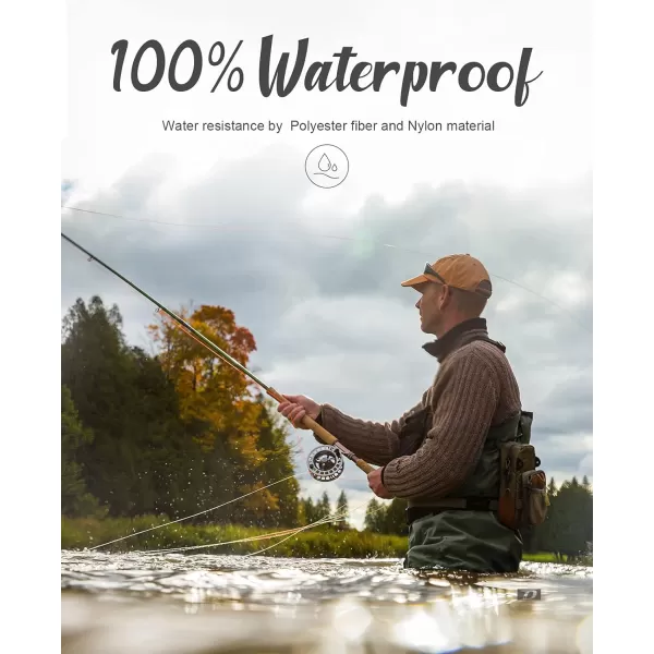 Dark Lightning Breathable Insulated Chest Waders, Perfect for 4 Seasons Fly Fishing Stocking Foot Waders for Men and Women