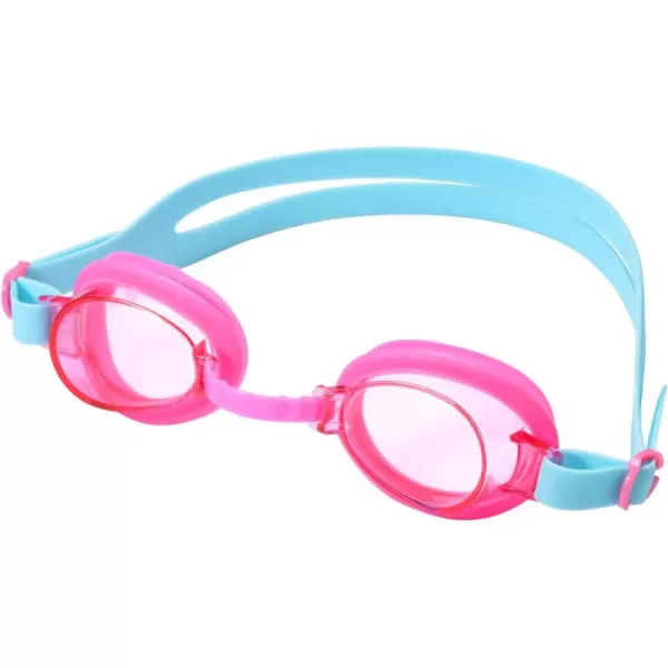 Dark Lightning Kids Swimming Goggles, Toddler Boys and Girls Pool Swim Goggle, UV 400 Protection/Antifogging, Pink/Blue