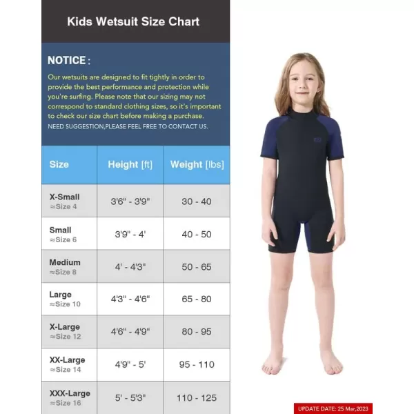 Dark Lightning Shorty Wetsuits for Kids Boys and Girls, 2MM Neoprene Thermal Swimsuit, Toddler/Junior/Youth Wet Suits