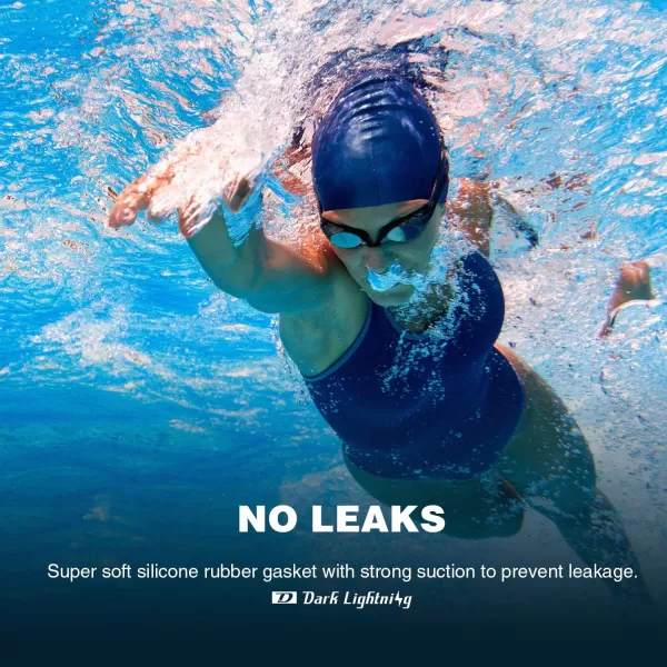 DarkLightning Swimming Goggles for Women and Men Anti Fog Swim Goggles for Adults and kids 6-14