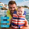 imageCoast Guard Approved Life Vest KidsTodder BabyInfant Life Jacket 030 lbs Toddler Floaties 2030 Poundsinfant vest 030lbs Flowing Light  Green
