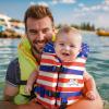imageCoast Guard Approved Life Vest KidsTodder BabyInfant Life Jacket 030 lbs Toddler Floaties 2030 Poundsinfant vest 033lbs US  Flag