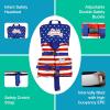 imageCoast Guard Approved Life Vest KidsTodder BabyInfant Life Jacket 030 lbs Toddler Floaties 2030 Poundsinfant vest 033lbs US  Flag