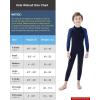 imageDark Lightning 32mm Kids Wetsuit for Boys and Girls Neoprene Thermal Swimsuit ToddlerJuniorYouth One Piece Wet Suits for Scuba DivingFullBlue