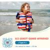 imageDark Lightning USCG Approved Infant Life Jacket 030 lbs Swim Vest for BabyToddlers 13 Year Old 2030 lbsToddler Floaties for Pool SwimmingBoatingBeachPuddleinfant vest 030lbs US  Flag