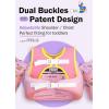 imageDark Lightning USCG Coast Guard Approved Toddler Swim Vest for Age 234567 Years Old Kids Life Jackets with Arm Floaties 3050 PoundsBaby Water Wings in SeaPoolPuddleUnicorn Pink