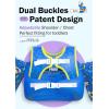 imageDark Lightning USCG Coast Guard Approved Toddler Swim Vest for Age 234567 Years Old Kids Life Jackets with Arm Floaties 3050 PoundsBaby Water Wings in SeaPoolPuddleSharkBlue