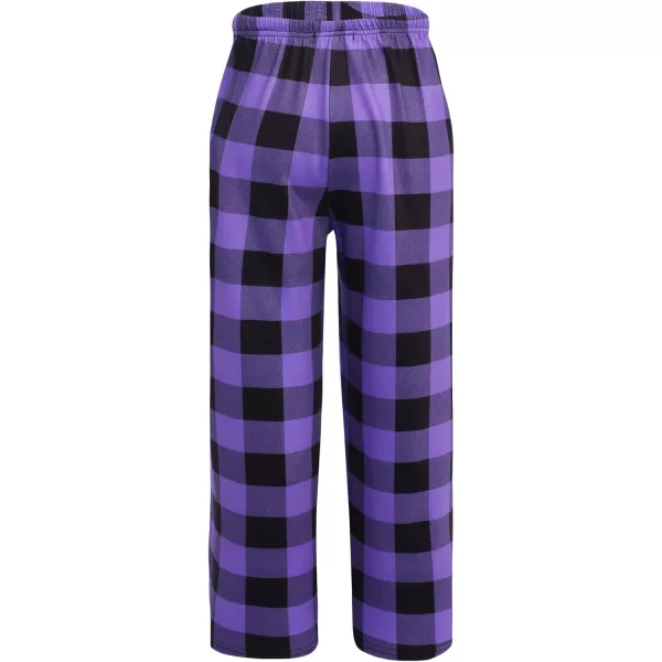 Ekouaer Boys Pajama Pants Long Sleep Pants Soft Elastic Waist Pajama Bottoms Plaid Lounge Pants with 2 Pockets 414 YearsPattern6