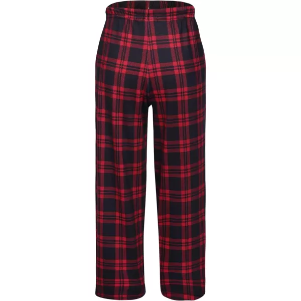 Ekouaer Boys Pajama Pants Long Sleep Pants Soft Elastic Waist Pajama Bottoms Plaid Lounge Pants with 2 Pockets 414 YearsYarn Dyed Lattice6