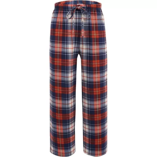 Ekouaer Boys Pajama Pants Long Sleep Pants Soft Elastic Waist Pajama Bottoms Plaid Lounge Pants with 2 Pockets 414 YearsPattern4