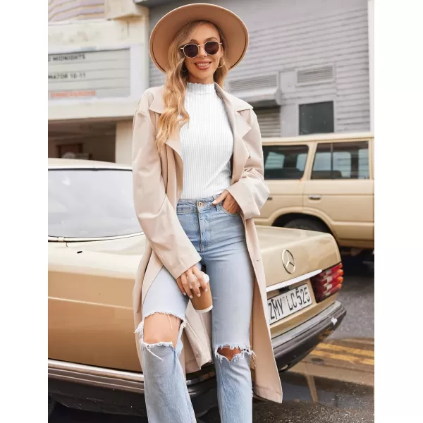 Ekouaer Turtleneck Shirt Women Ribbed Long Sleeve Shirts Lettuce Trim Mock Neck Tops Slim Fit Base LayerBlackWhite