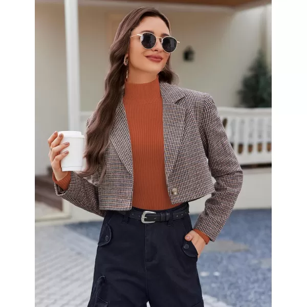 Ekouaer Women 3 Pack Turtleneck Shirts Ribbed Thermal Underwear Tops Lightweight Long Sleeve Layer Tees Basic Pullover BlouseBlackBrownCaramel