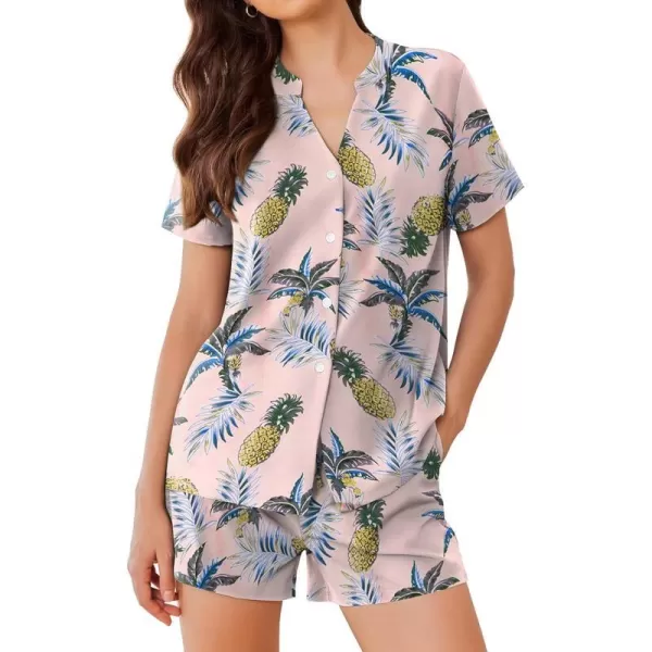 Pink Tropical Print