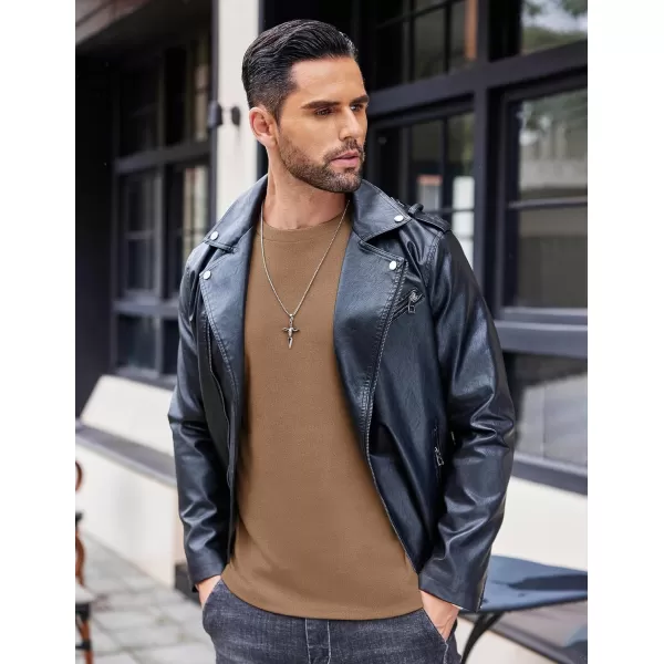 Ekouaer Mens Long Sleeve Shirts Crew Neck Fleece Thermal Undershirts Midweight Sweatshirts Soft Base Layer Pullover Tee TopsBronze