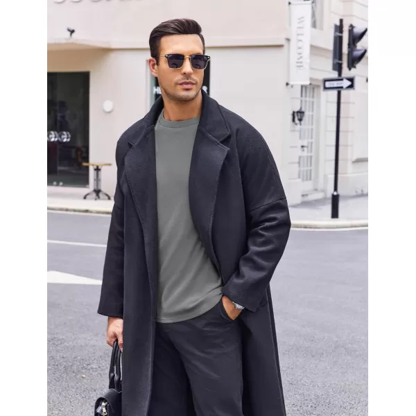 Ekouaer Mens Long Sleeve Shirts Crew Neck Fleece Thermal Undershirts Midweight Sweatshirts Soft Base Layer Pullover Tee TopsGrey