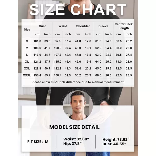 Ekouaer Mens Long Sleeve Shirts Crew Neck Fleece Thermal Undershirts Midweight Sweatshirts Soft Base Layer Pullover Tee TopsLight Grey