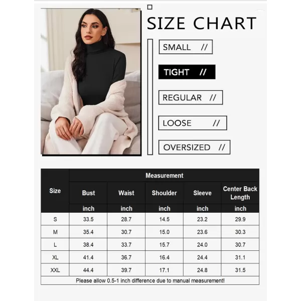 Ekouaer Womens Turtleneck Long Sleeve Shirts Slim Fit Thermal Underwear Tops Lightweight Pullover TeesCream Beige