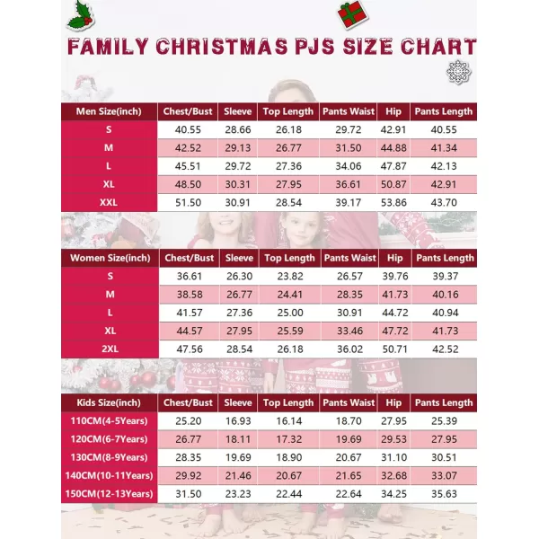 Ekouaer Christmas Pajamas for Family Long Sleeve Pjs Matching Sets with Plaid Pants Soft Sleepwear LoungewearKids Red Christmas Tree