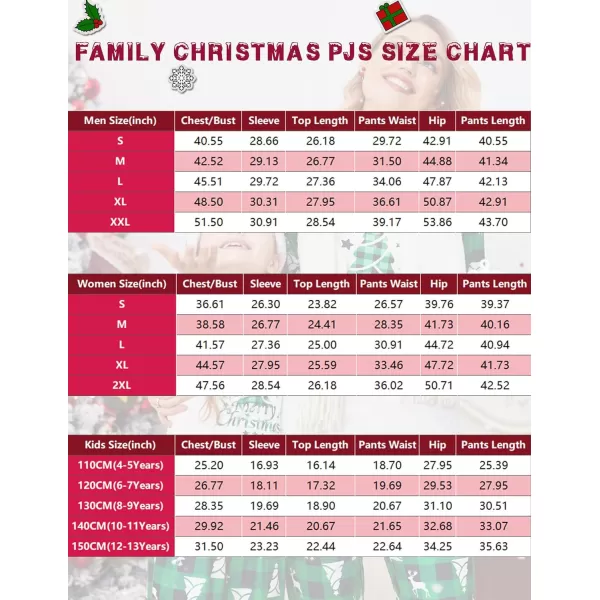Ekouaer Christmas Pajamas for Family Long Sleeve Pjs Matching Sets with Plaid Pants Soft Sleepwear LoungewearMen Green Plaid