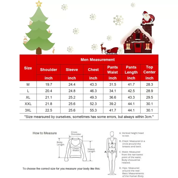 Ekouaer Couples Matching Chritsmas Pajamas Holiday PJ Set Men and Women Sleepwear Long Sleeve Jammies Print Tops and PantsPat1man